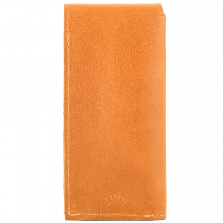 Кожаный футляр для очков "Марокко" (желтый)