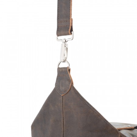 Кожаная дорожно-спортивная сумка "Англия БИГ" (коричневая наппа)