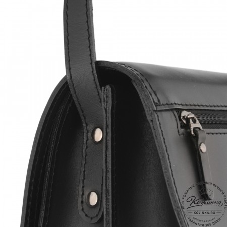 Женская кожаная сумка "Аргентина" (черный)