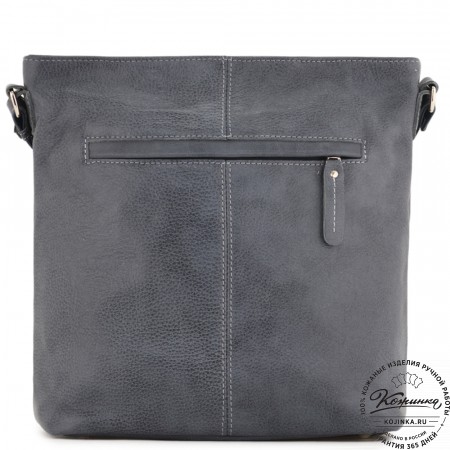 Женская кожаная сумка "Долорес" (джинс)