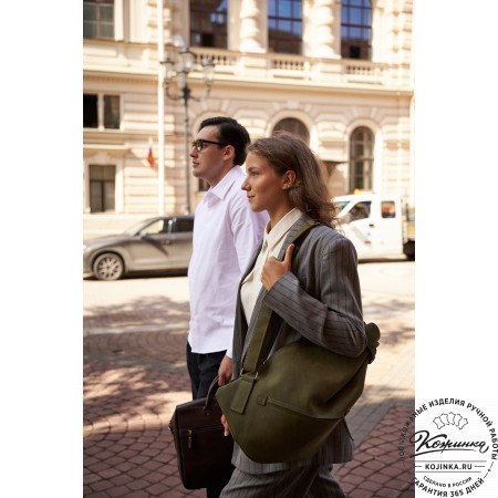 Кожаный рюкзак "Селена" (коньяк)