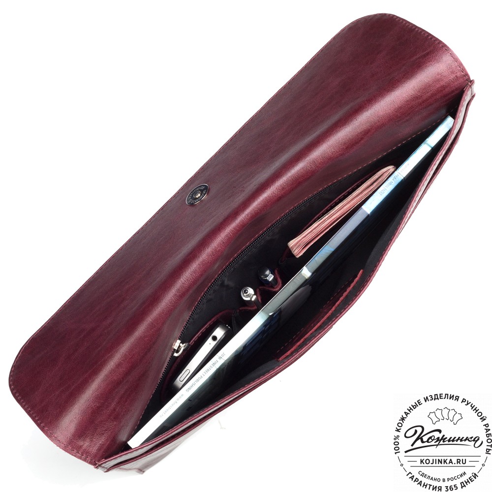 Папка для документов "Линда" (бордо антик)