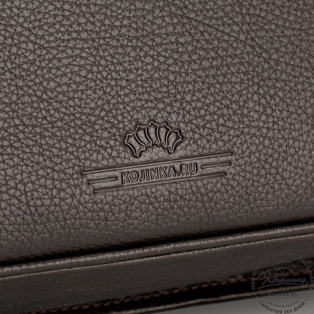 Кожаный портфель "Джозеф" (тёмно-коричневый)
