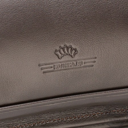 Кожаный портфель "Саймон" (тёмно-коричневый)