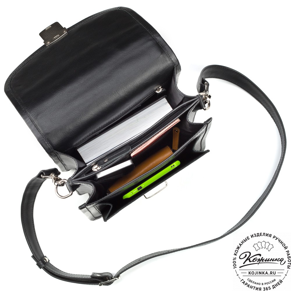 Кожаный планшет "Куба" (чёрный) 