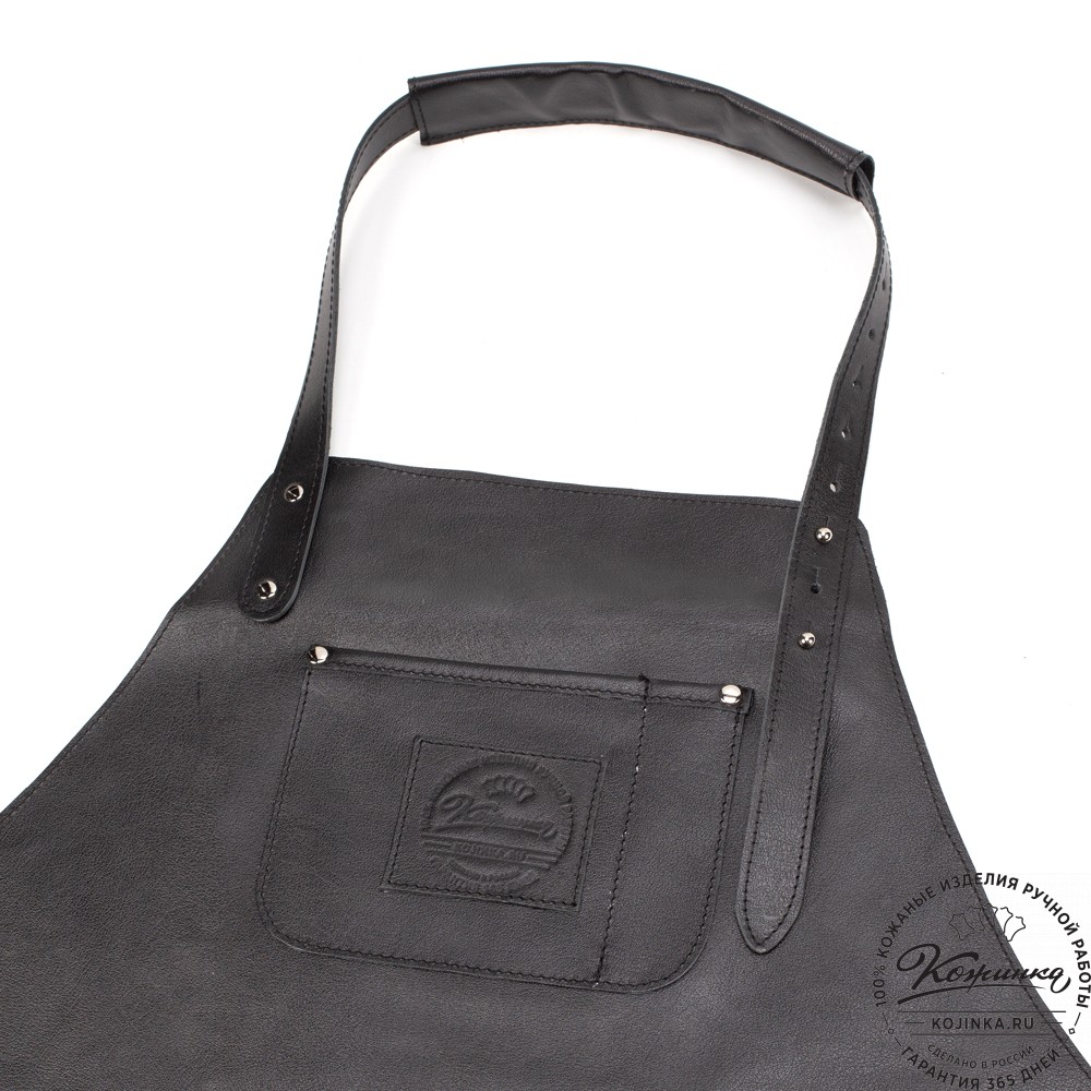 Кожаный фартук (чёрный)