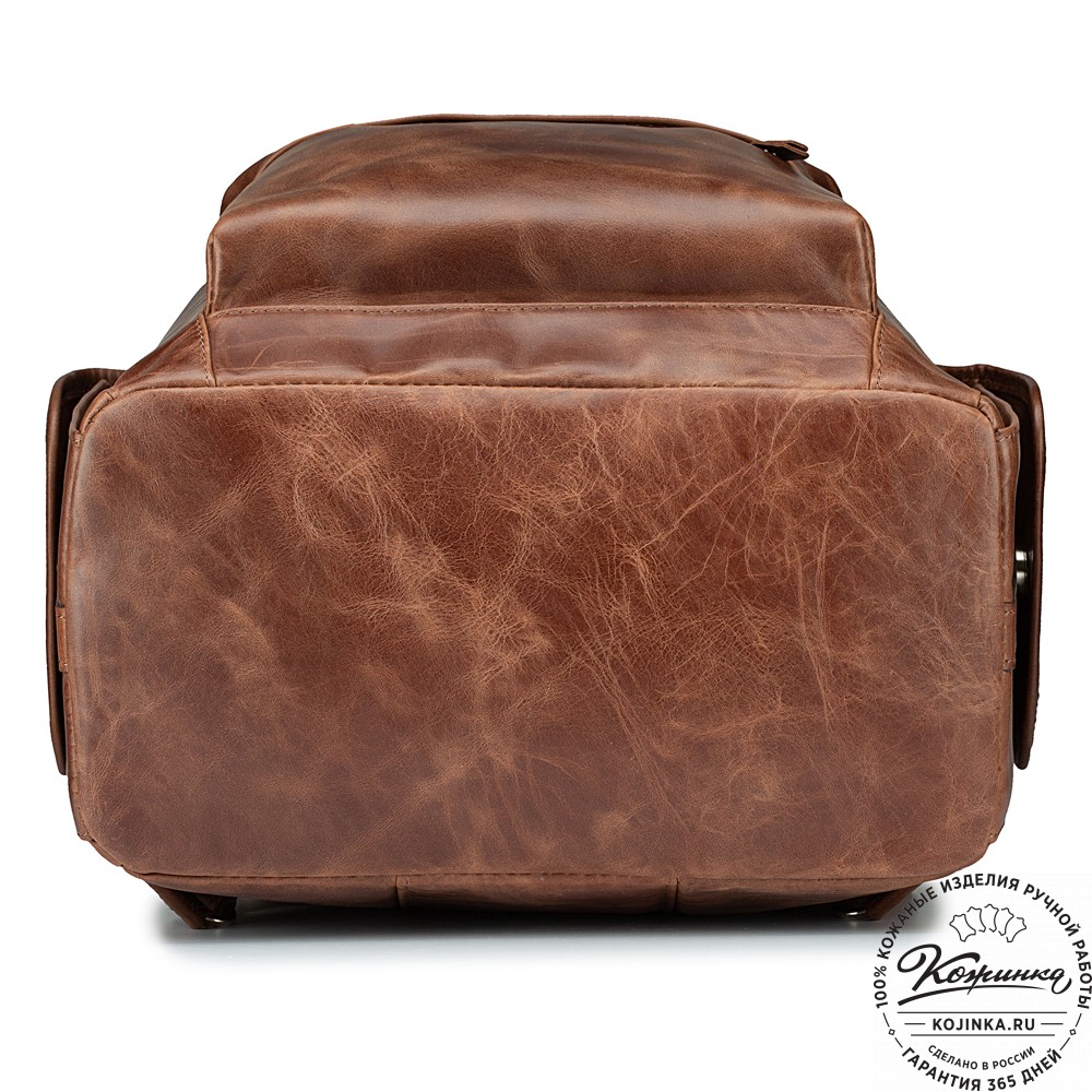 Кожаный рюкзак "Ганнибал" (коричневый воск)