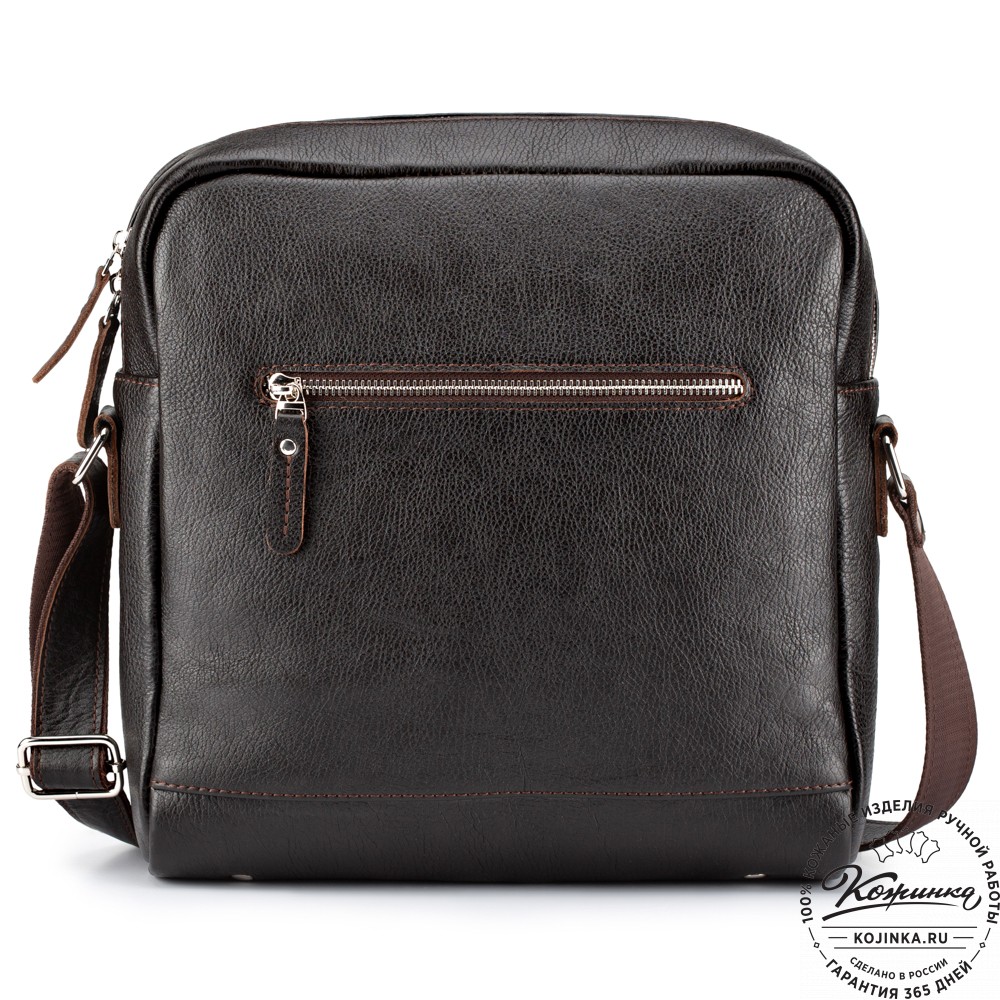 Мужская кожаная сумка "Колин" (коричневая)
