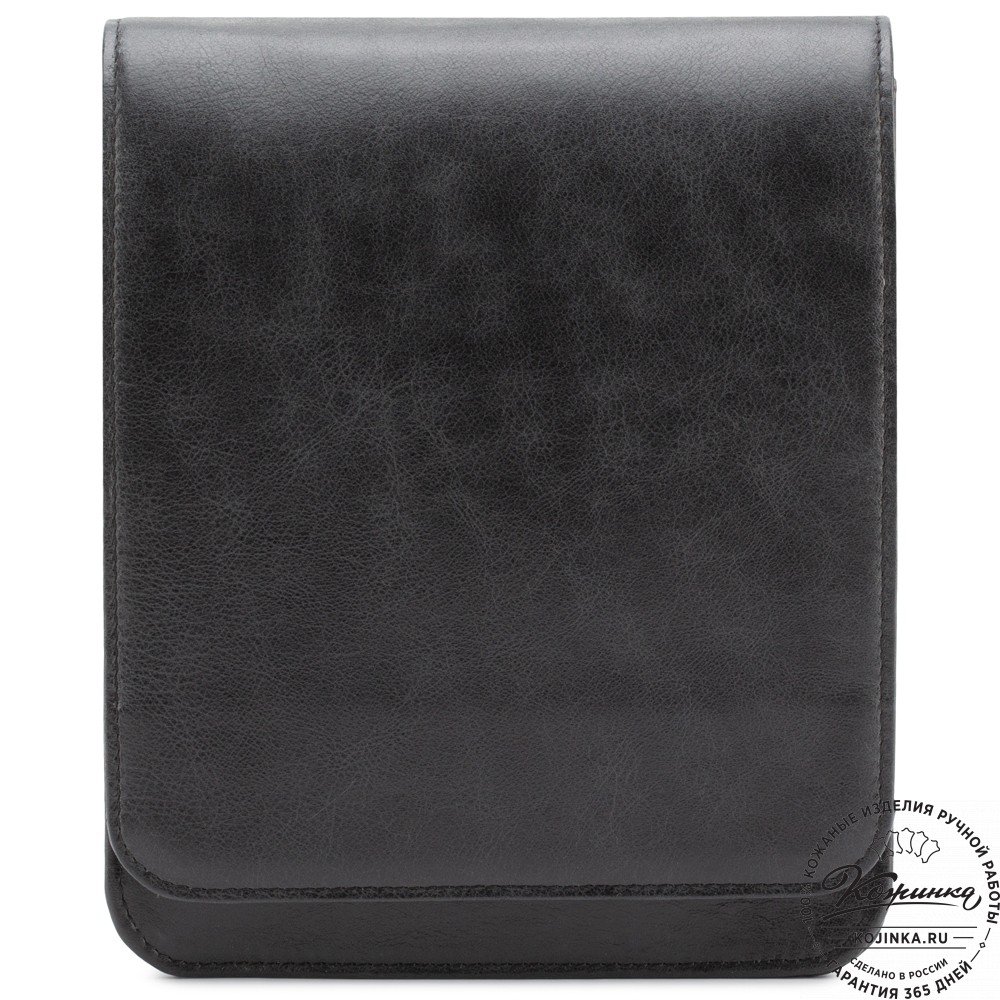 Мужская кожаная сумка "Таллин" (черная)