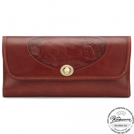 Кожаная рюмочница (коньяк)