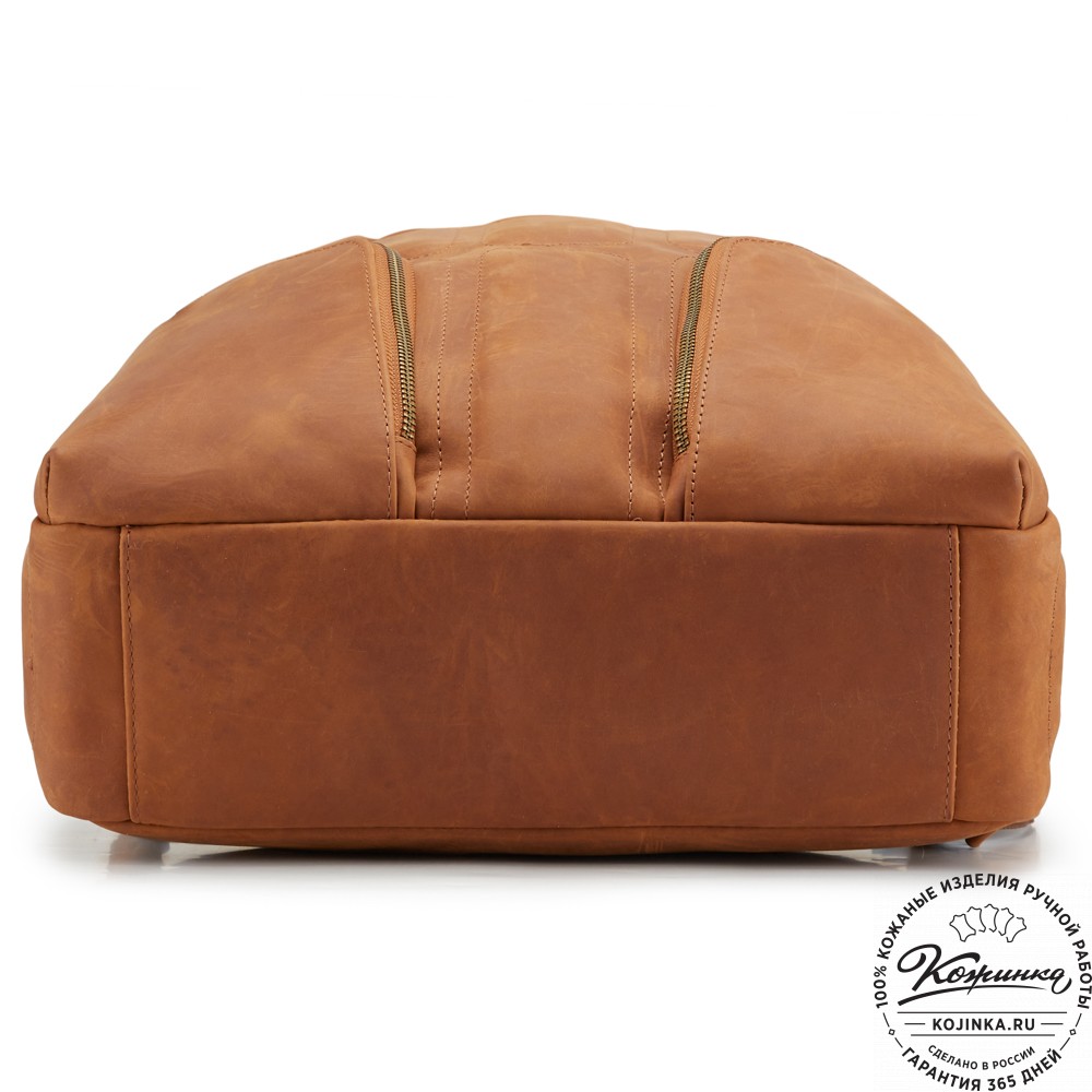 Кожаный рюкзак "Джейкоб" (коричневый крейзи)