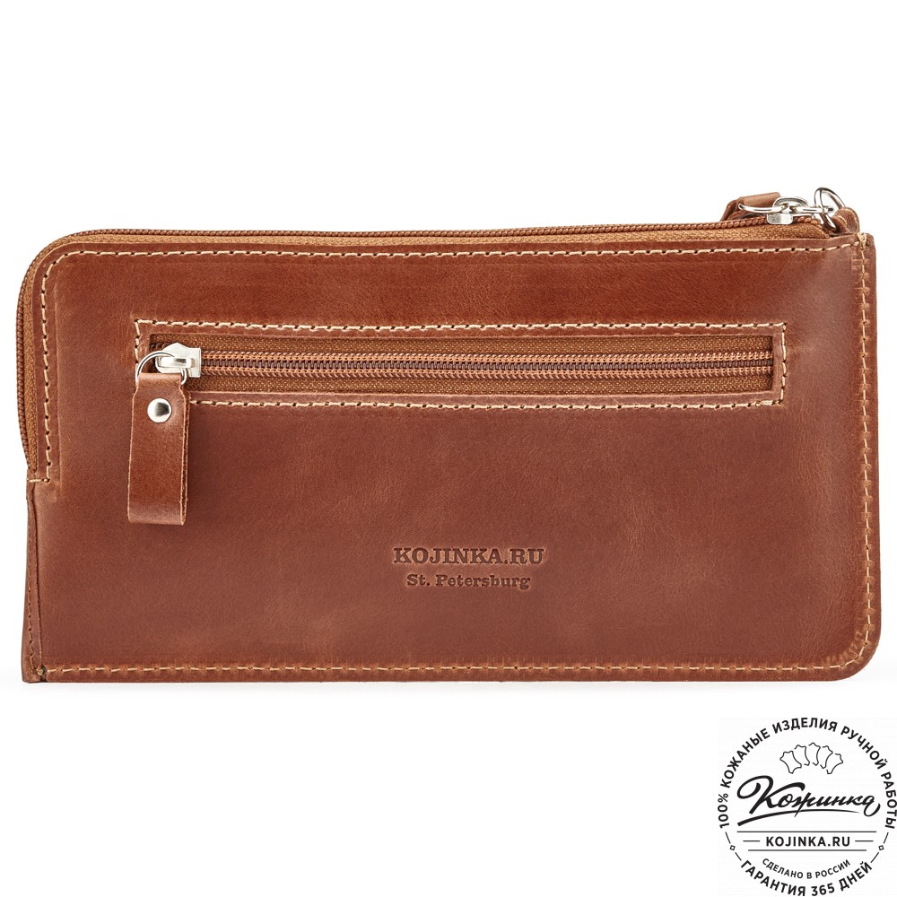 Кожаный клатч "Австрия" (коричневый) 