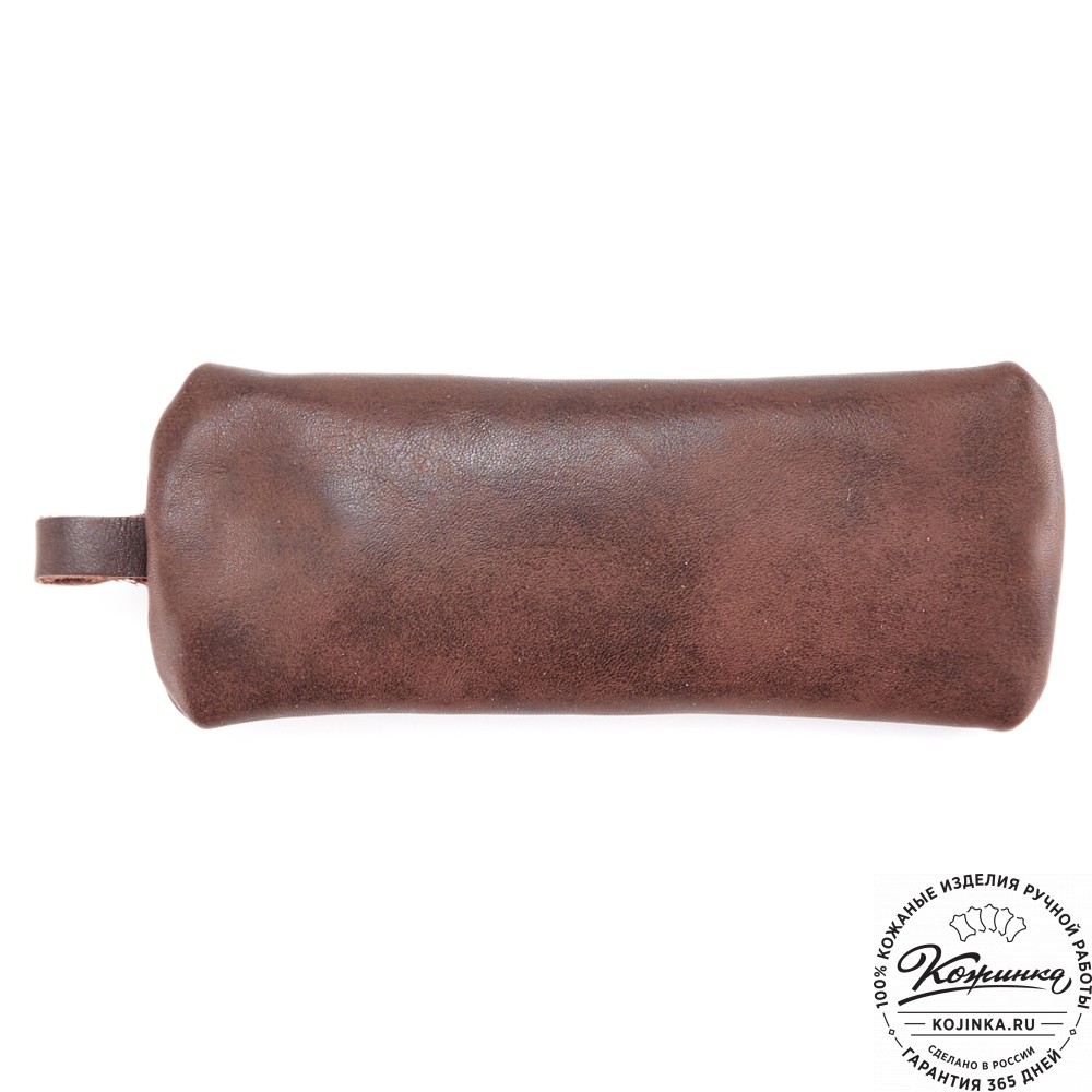 Кожаная ключница «Соло» "Кот в розовом"