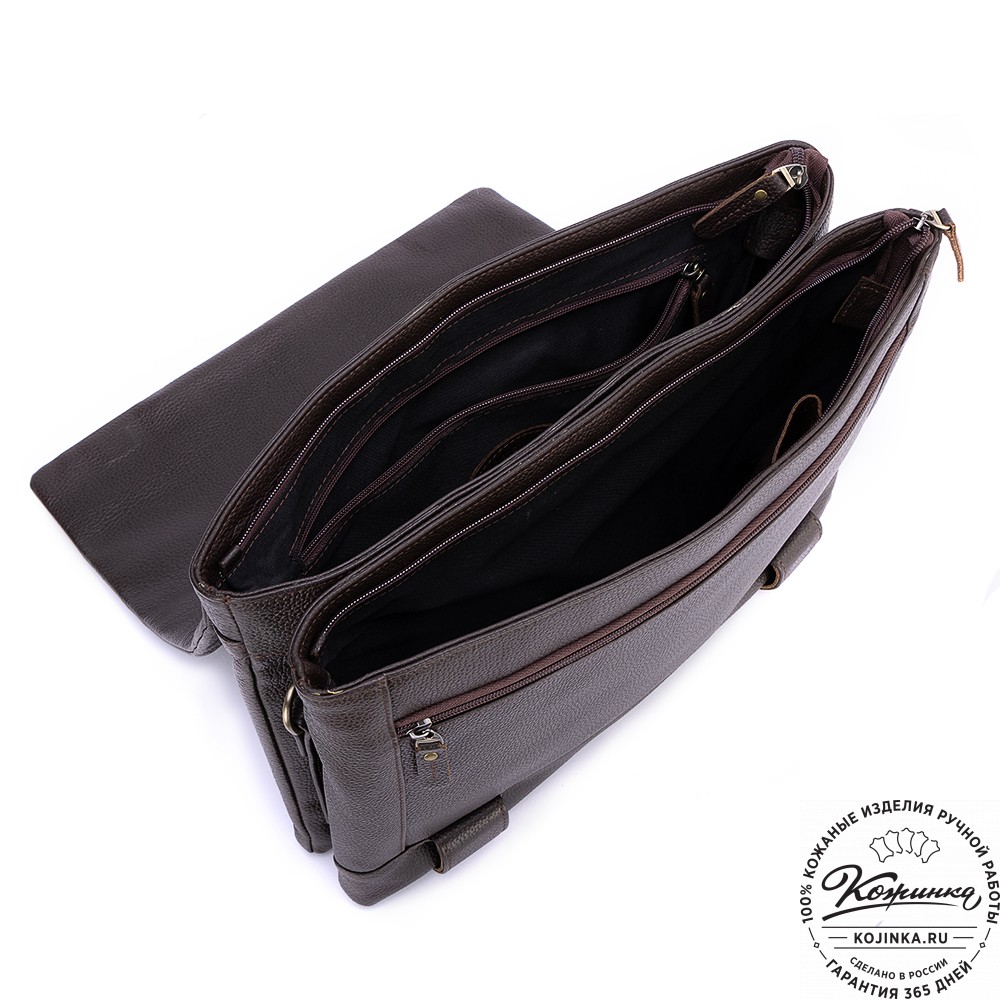 Кожаная сумка "Бавария" (коричневая)