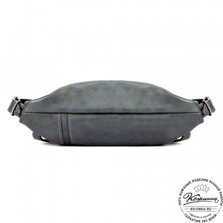 Женский кожаный рюкзак "Салоники" (серый)