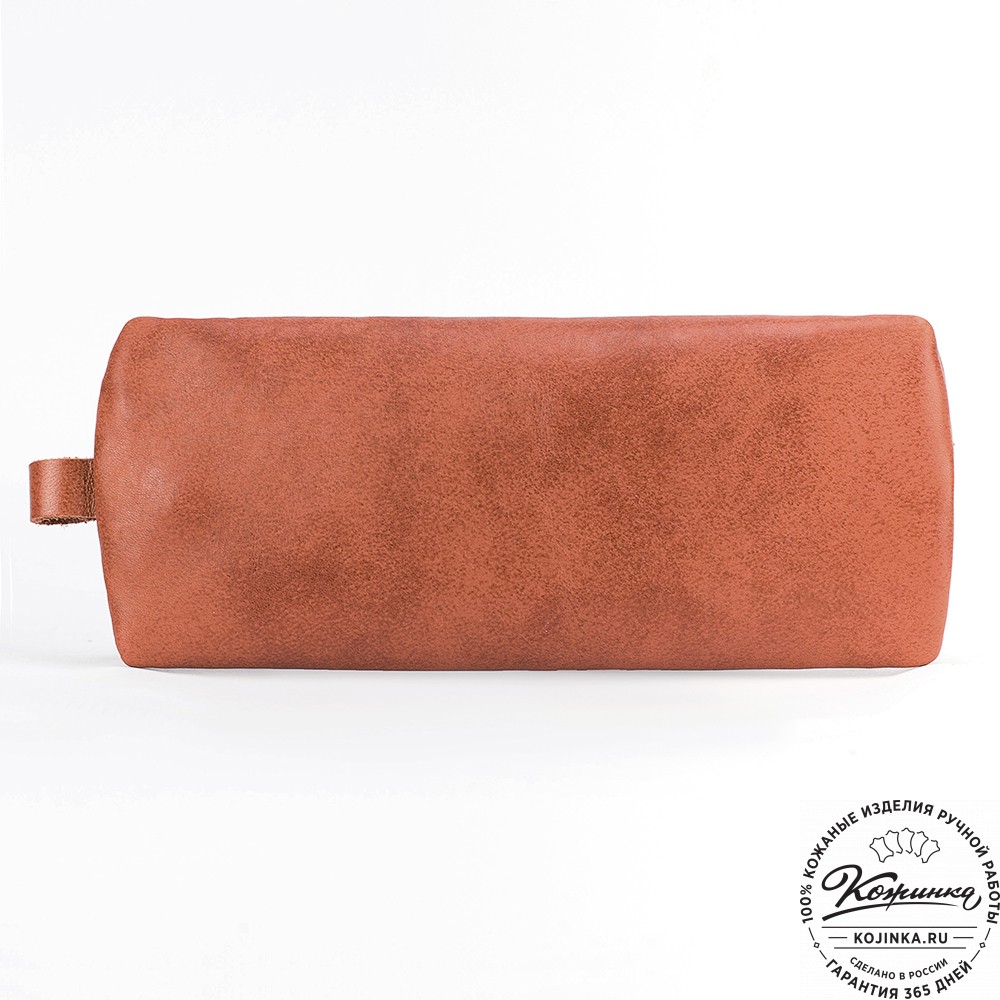 Кожаная ключница "Соло" (рыжая)
