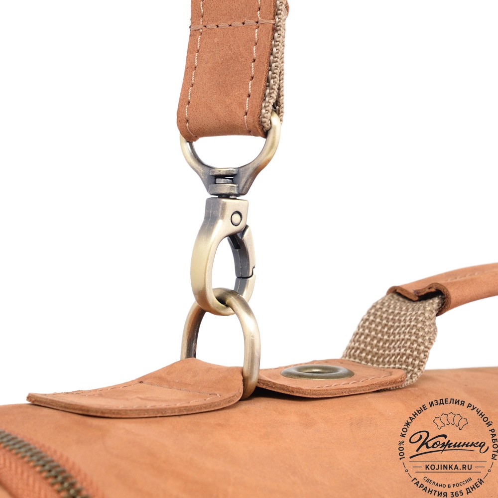  Кожаная сумка-трансформер "Скаут" (коричневый крейзи)