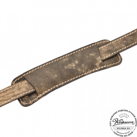 Кожаный портфель-кофр "Адъютант" (пепел глянец) 