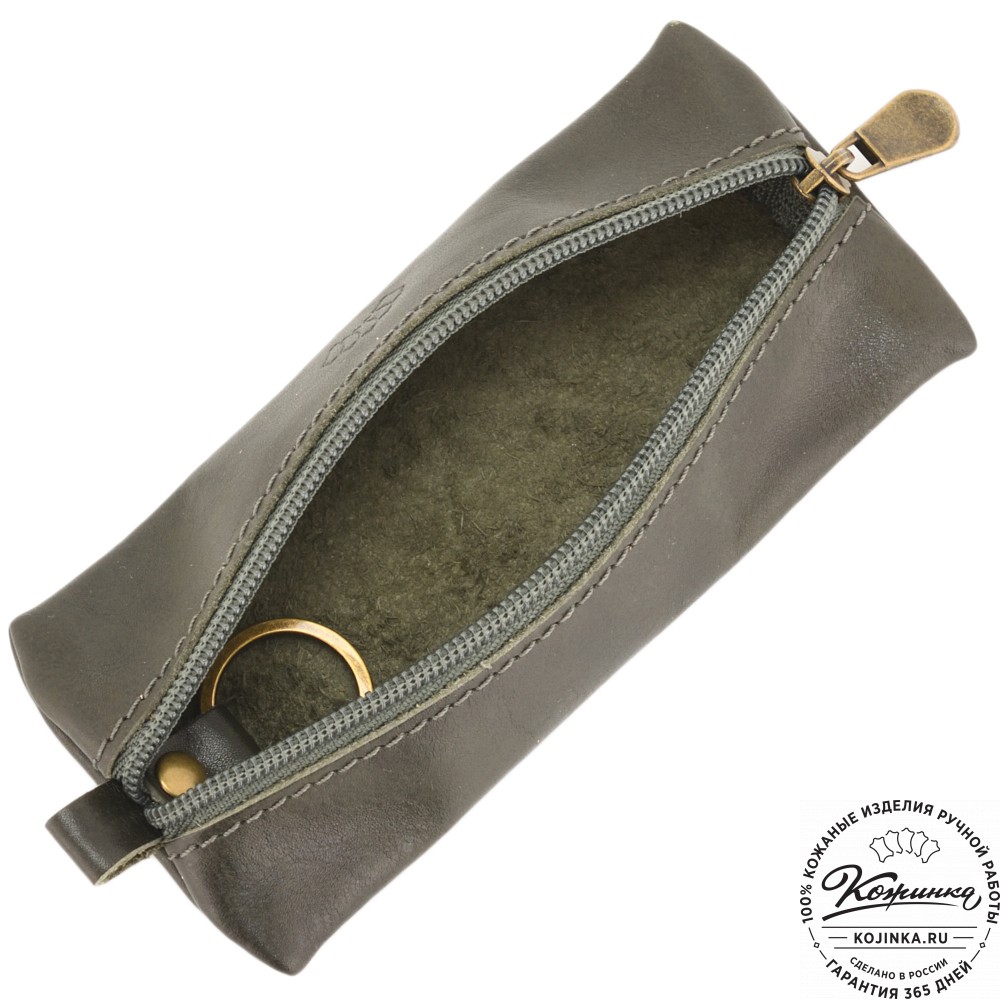 Кожаная ключница «Соло» (хаки)