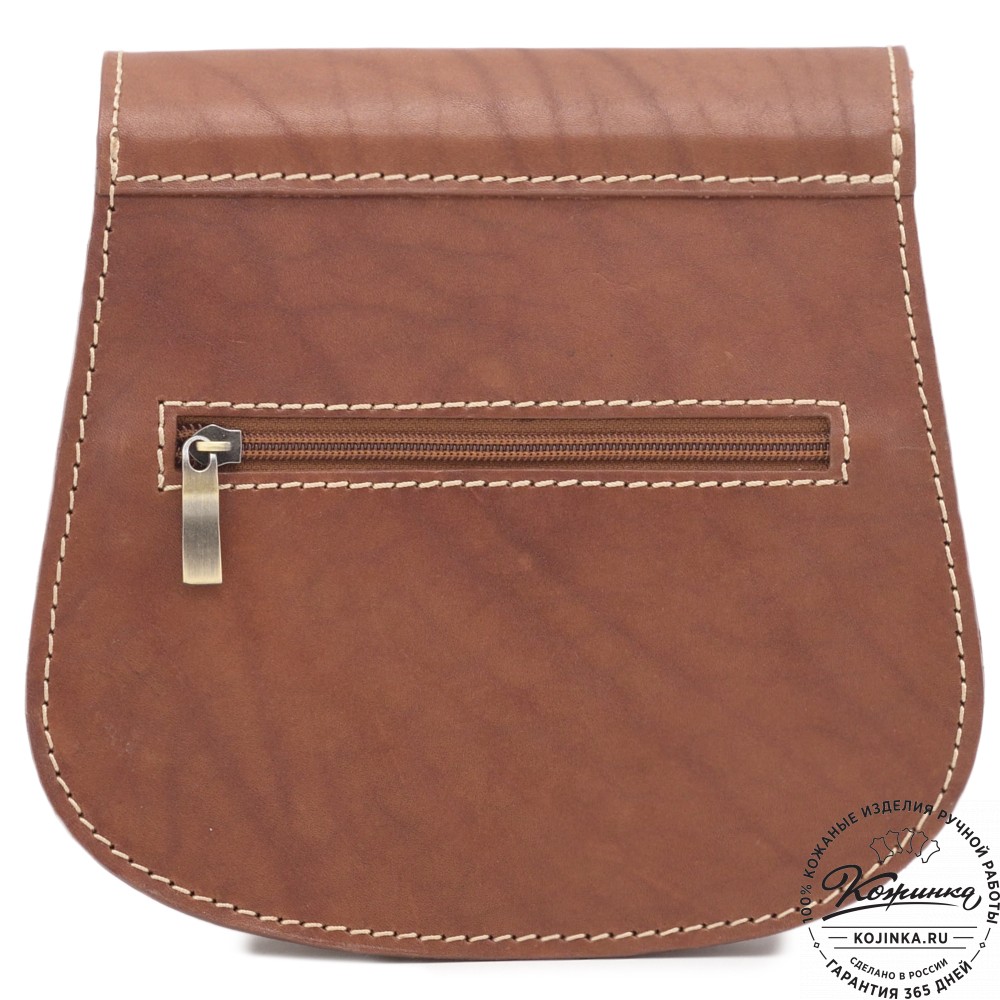 Кожаная сумка ручной работы "Джульетта-нью" "Лиса"