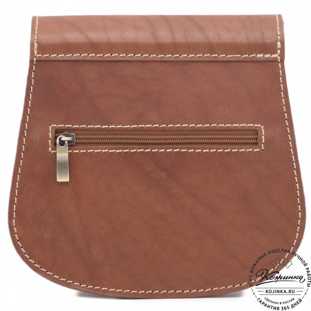 Кожаная сумка ручной работы "Джульетта-нью" "Лиса"