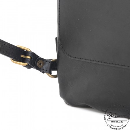 Кожаный рюкзак "Рафаэль""Лев" (черный)