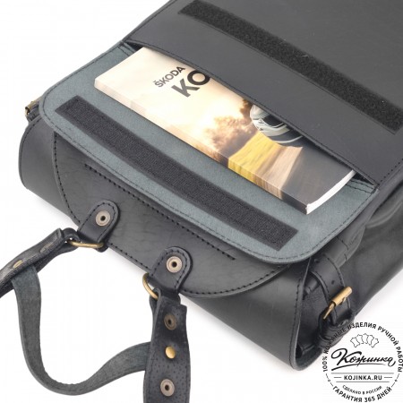 Кожаный рюкзак "Рафаэль""Лев" (черный)