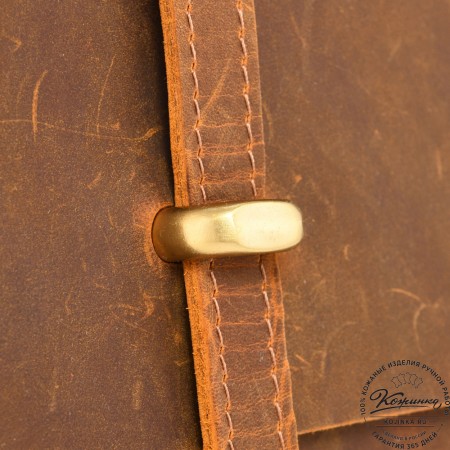  Кожаный портфель "Англетер" (рыжий крейзи)