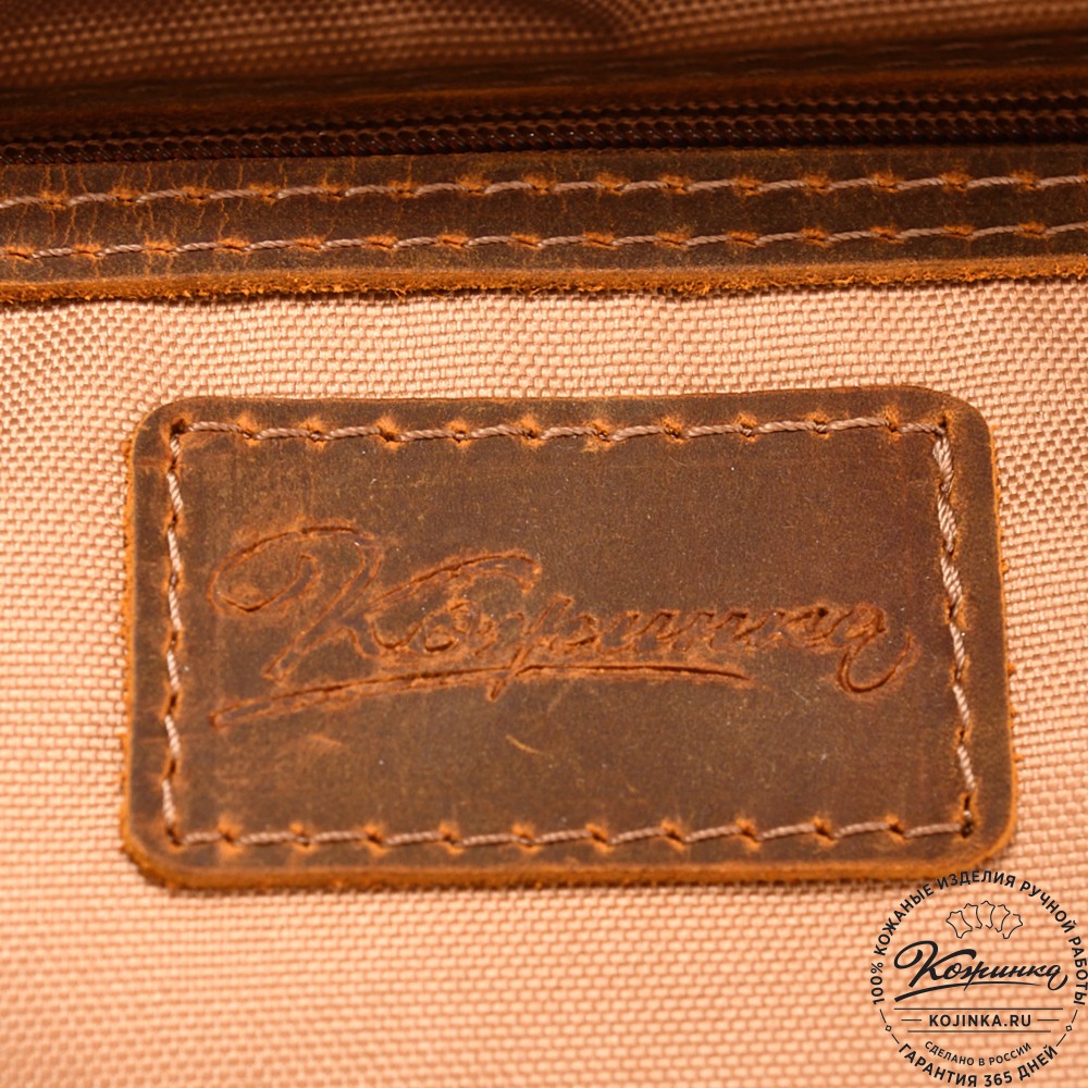  Кожаный портфель "Англетер" (рыжий крейзи)