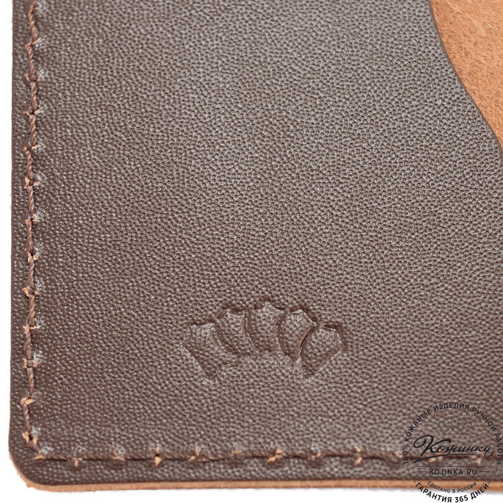 Кожаная обложка на паспорт "Будапешт" "Грифоны"