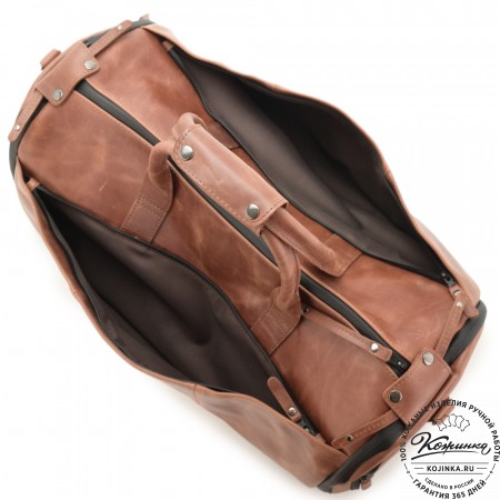 Кожаная сумка-портплед "Титан" (коричневый воск)