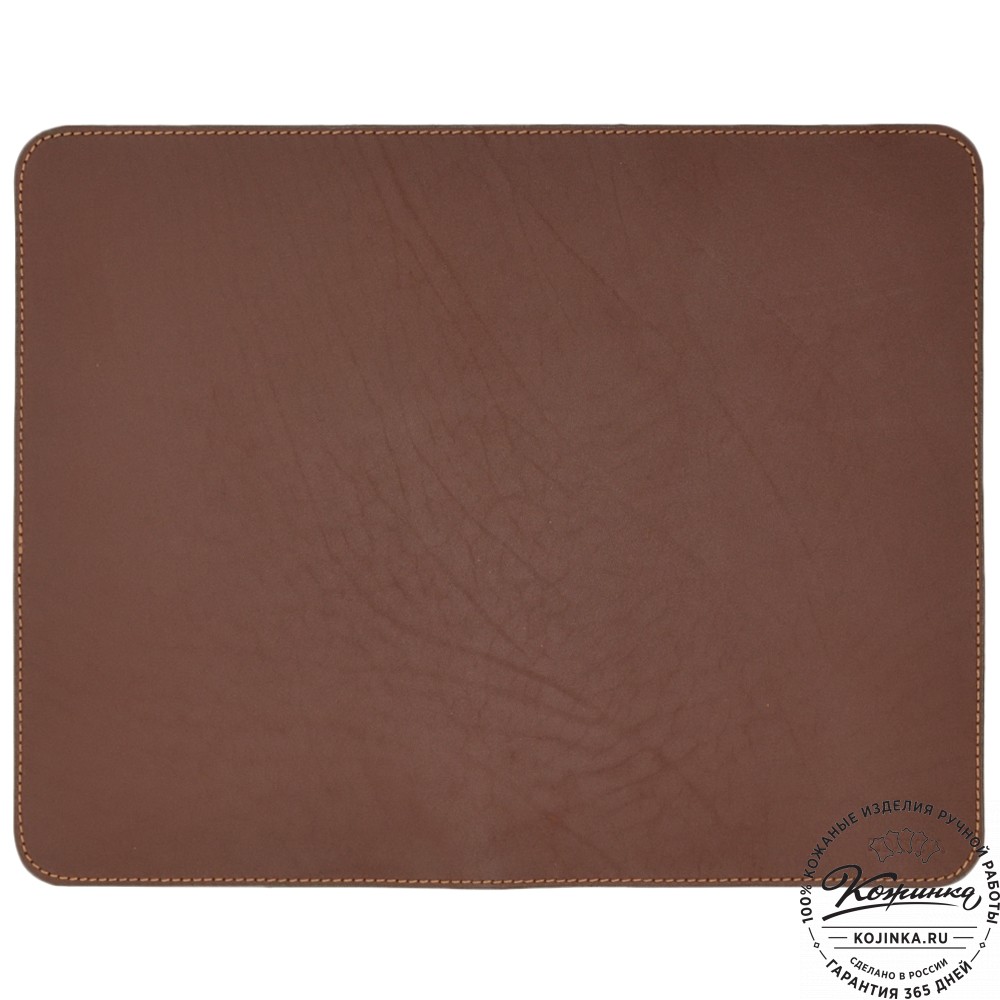 Бювар кожаный для рабочего стола (коньяк)