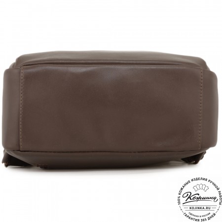 Кожаный рюкзак "Рамона" (коричневый)