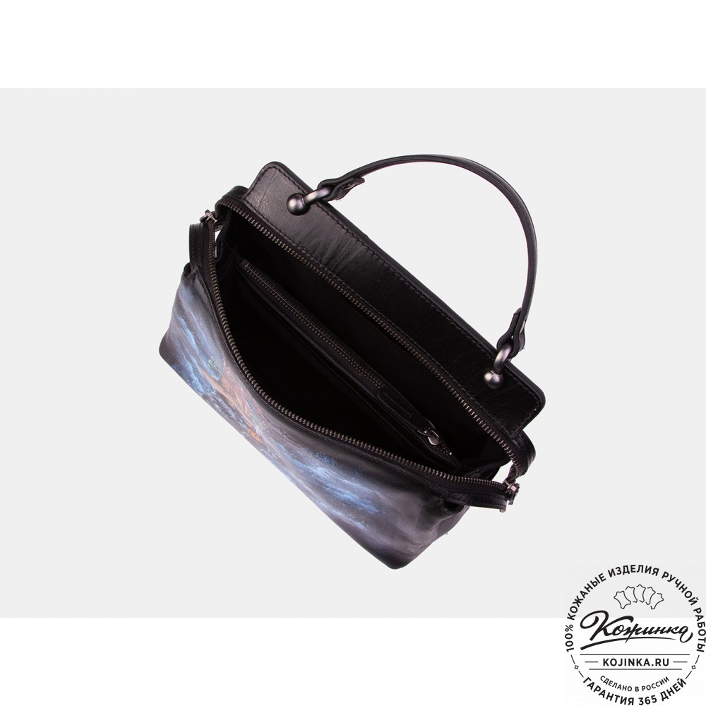 Женская кожаная сумка "Орнелла" "Ведьмин кот"