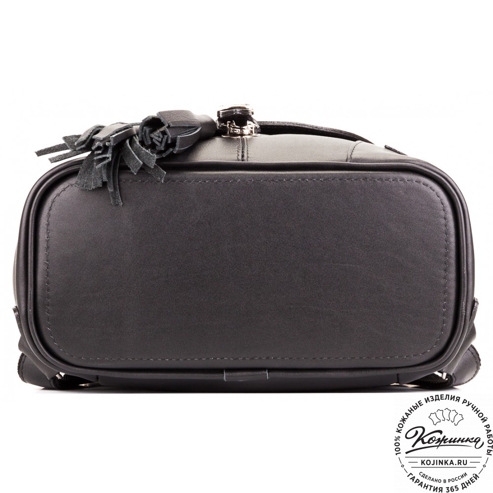 Кожаный рюкзак «Валлетта» (черный)