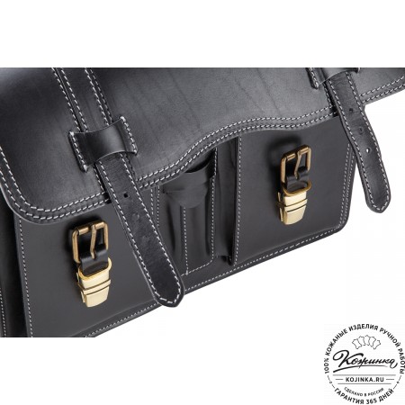 Кожаный портфель "Юрист"  (черный)