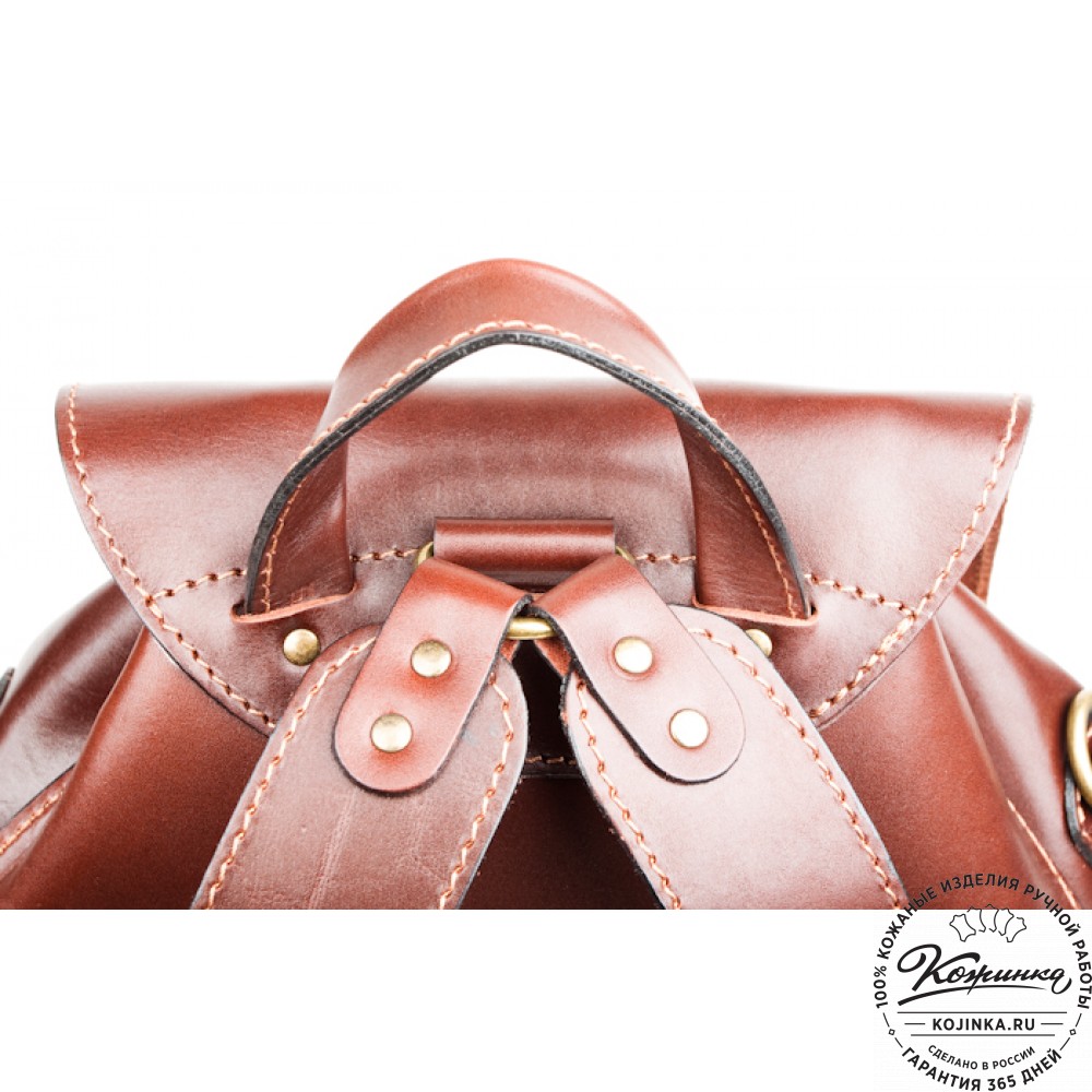 Кожаный рюкзак "Кэмэл" (коричневый)