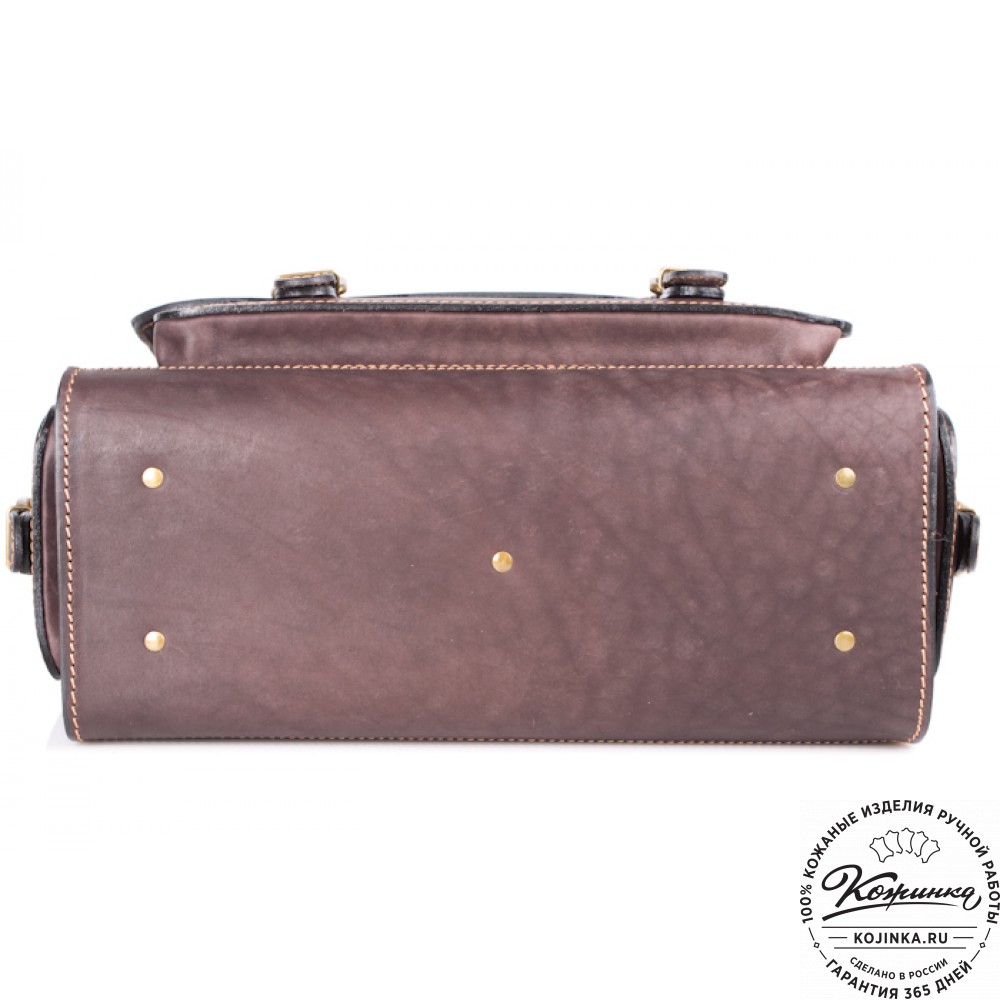 Кожаный портфель "Вояджер" (коричневый)