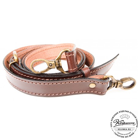 Мужской кожаный портфель "Оптима II" (коричневый)